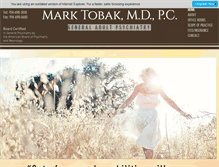 Tablet Screenshot of marktobakmd.org